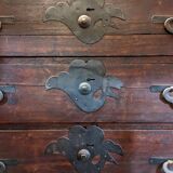 Small low chest of drawers (tansu) Japan, late Edo period circa 1850