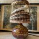 Stoneware lamp La Borne signed Migeon