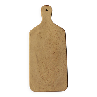 Small wooden cutting board with handle