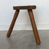 Vintage tripod farm stool - twentieth century