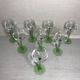 Series of 8 wine glasses