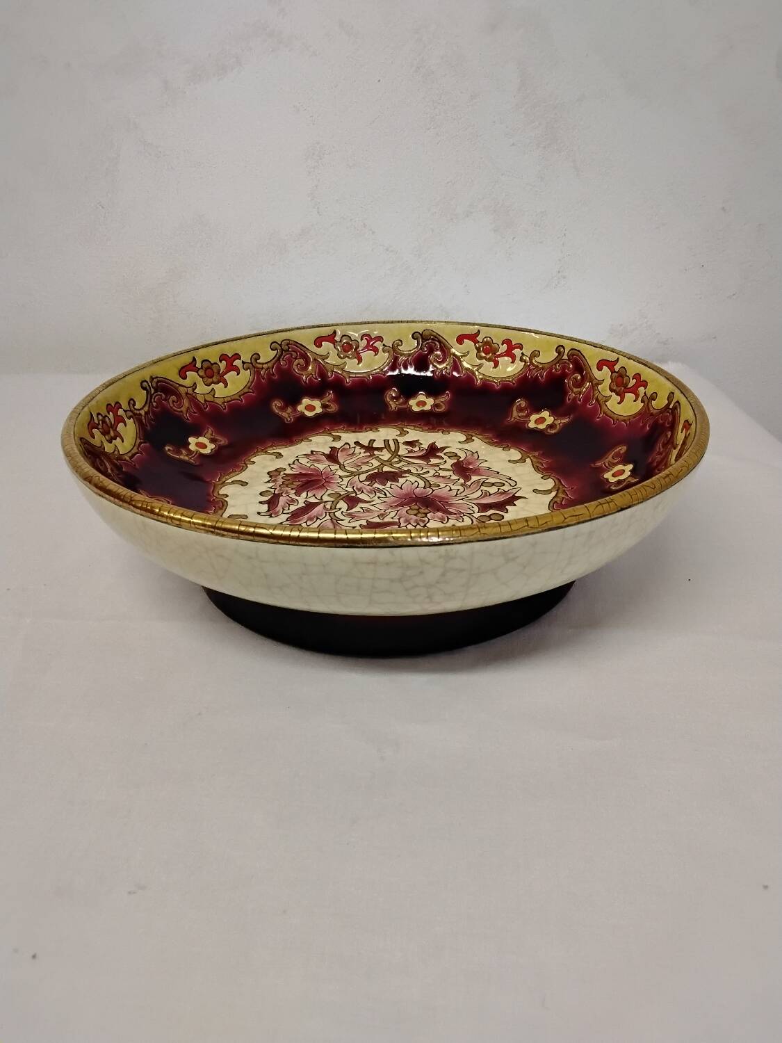 Longwy Enamels Plate