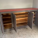 Sideboard 4 doors solid oak (painted)