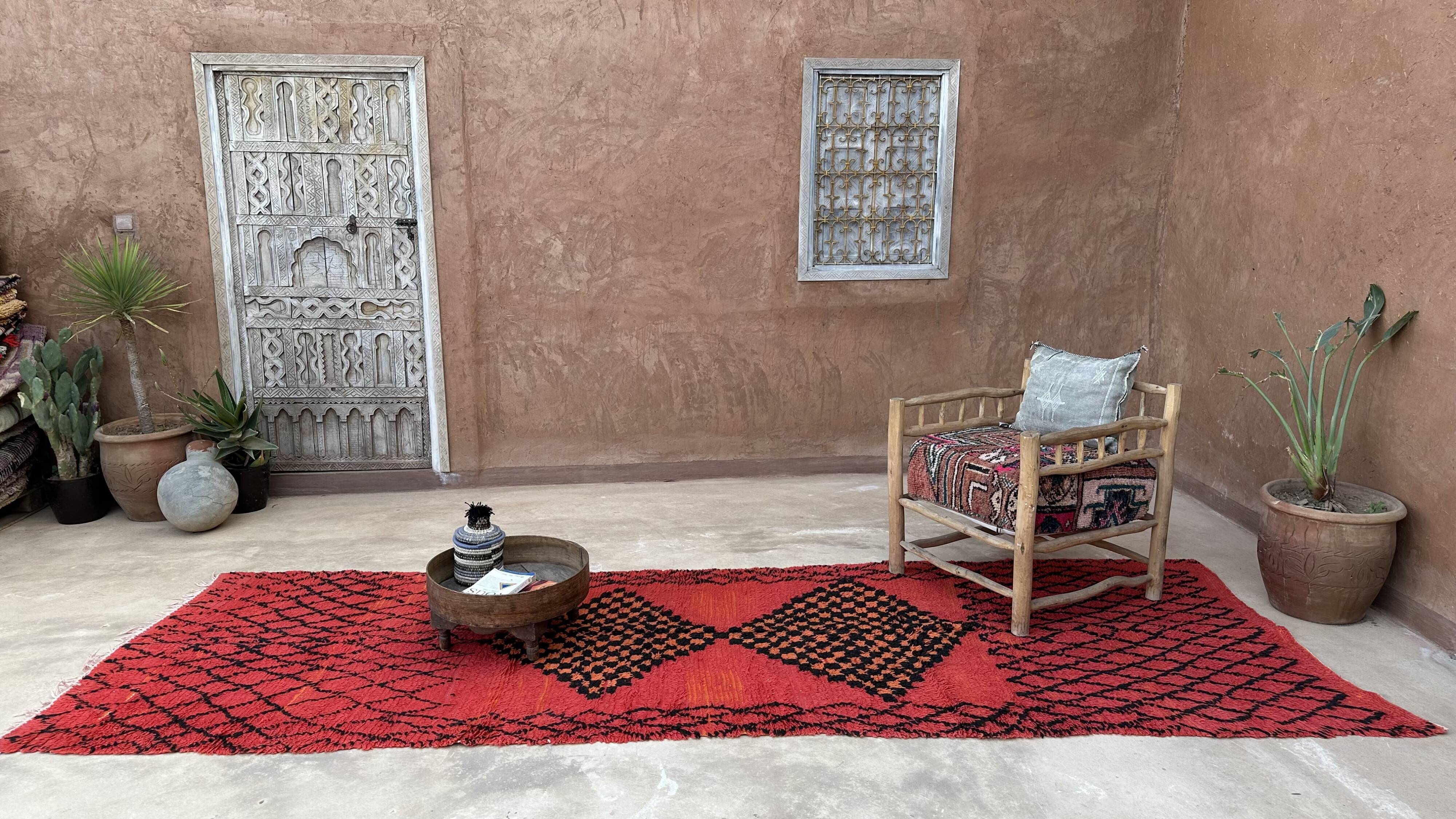 Moroccan carpet - 132 x 387 cm