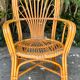 Vintage rattan armchair