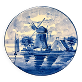 Petite assiette/coupelle Delfts Holland HH II – décor moulin bleu
