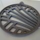 Vintage enamelled cast iron trifle