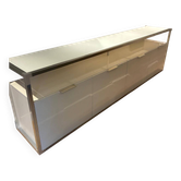 Ligne Roset DEDICATO Buffet – Didier Gomez – Glossy white and polished aluminium