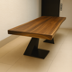 Natural wood table ter