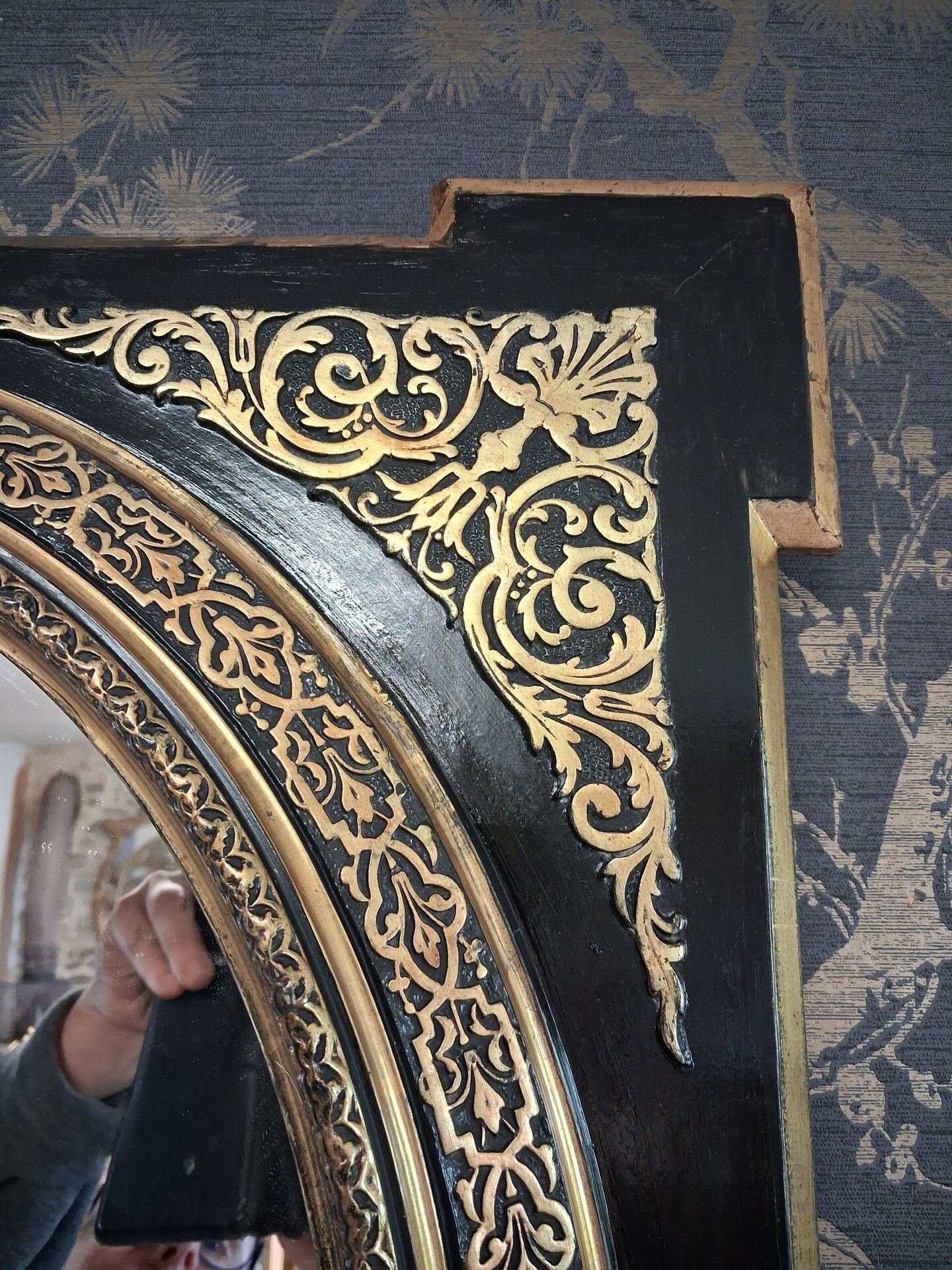 Napoleon III mirror 70 x 62