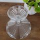 Stemmed glass bowl