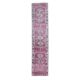1970s Turkish handmade wool purple runner rug 76x340