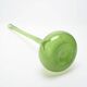 Green glass narrow-necked vase by Claude Morin, circa 1970