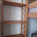 Rattan shelf