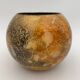 Line lacquer vase, france, lacquered glass,