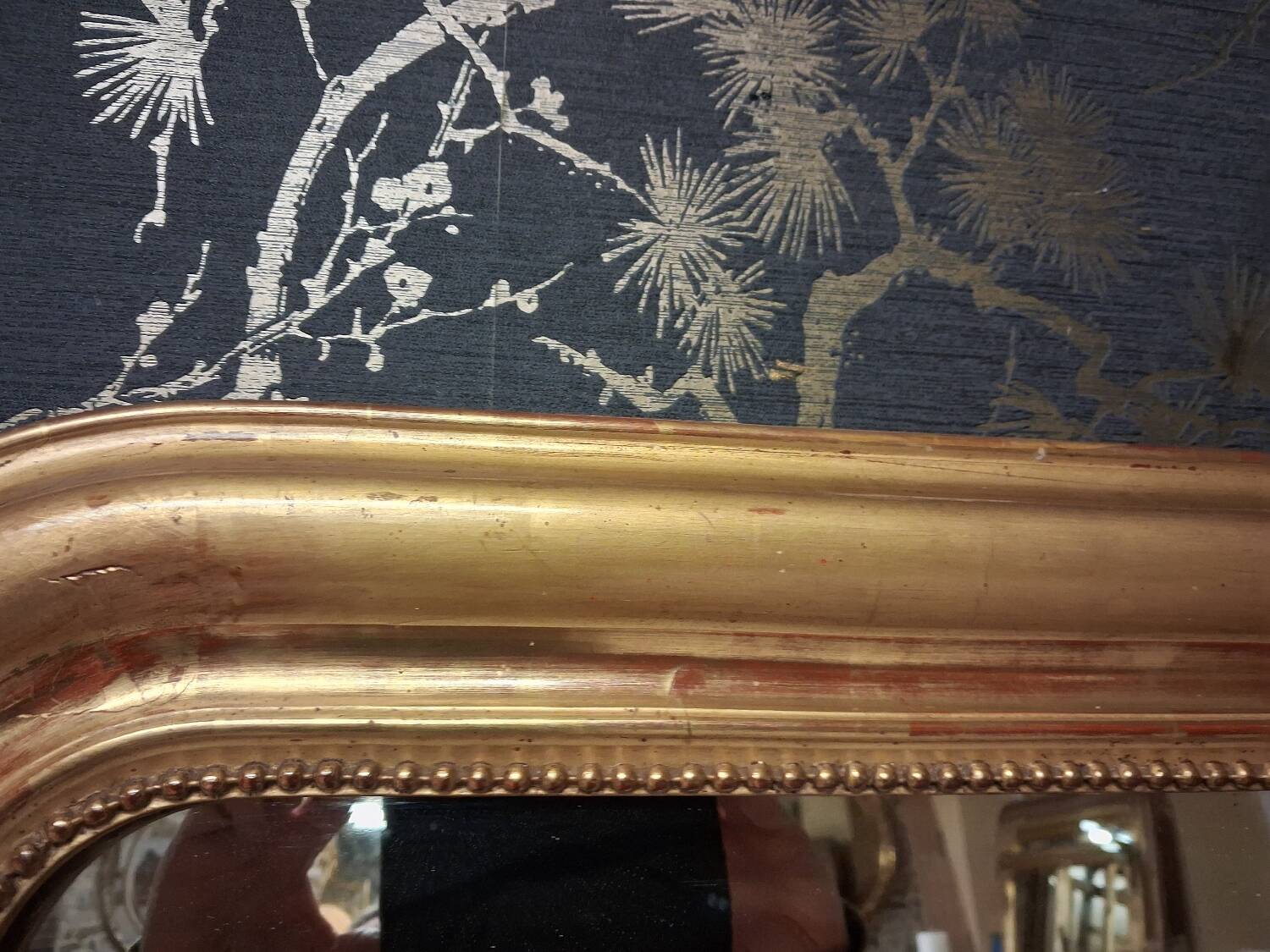 Louis Philippe period mirror, 119 x 70 cm