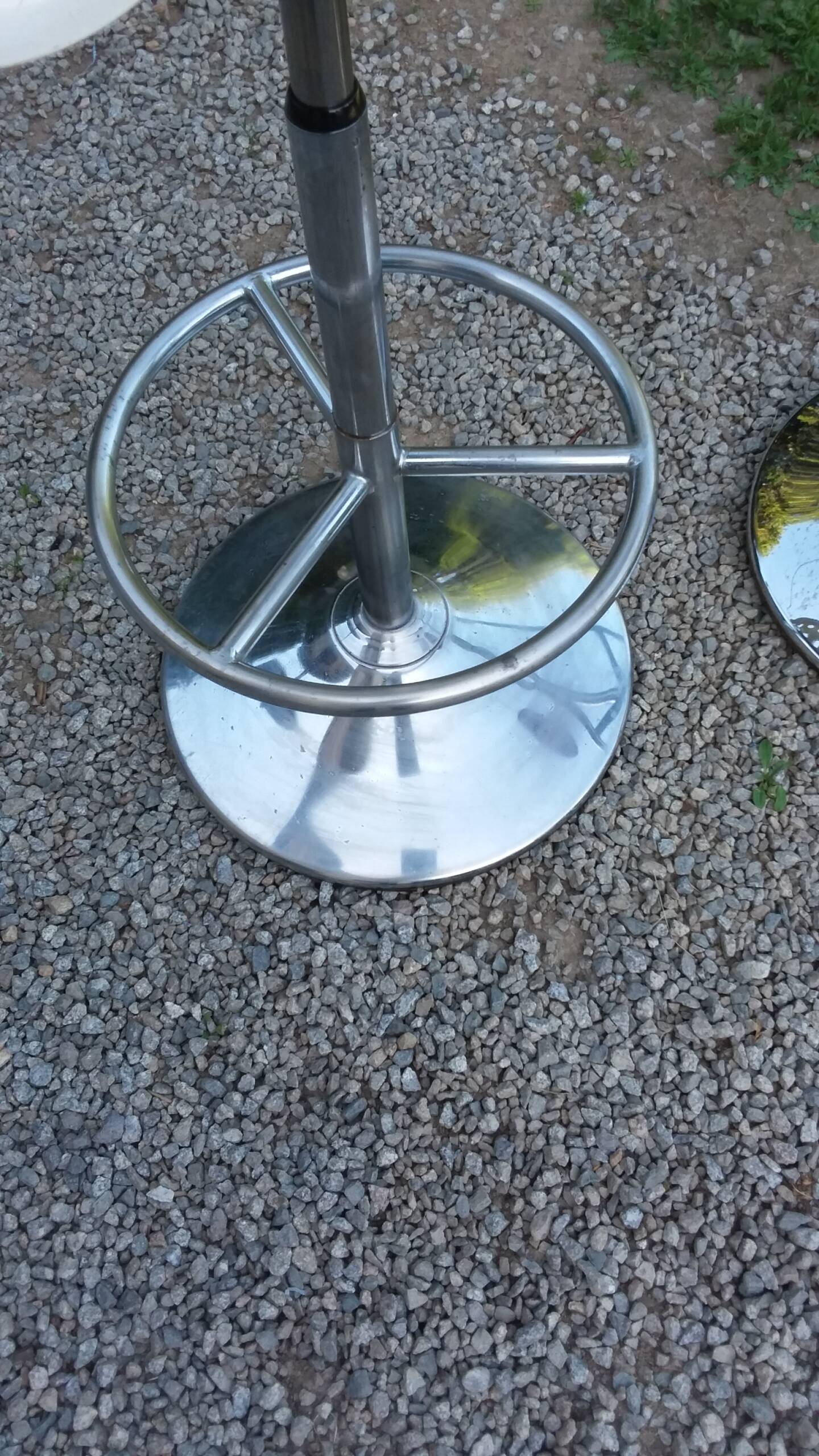 Pair of Etienne Fermigier designer stools, Mirima mower model, publisher