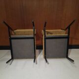 Pair Pierre Guariche style armchairs from the 50s