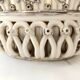 Creamy White Ceramic Fruit Bowl or Centerpiece by Charles de Boissimon
