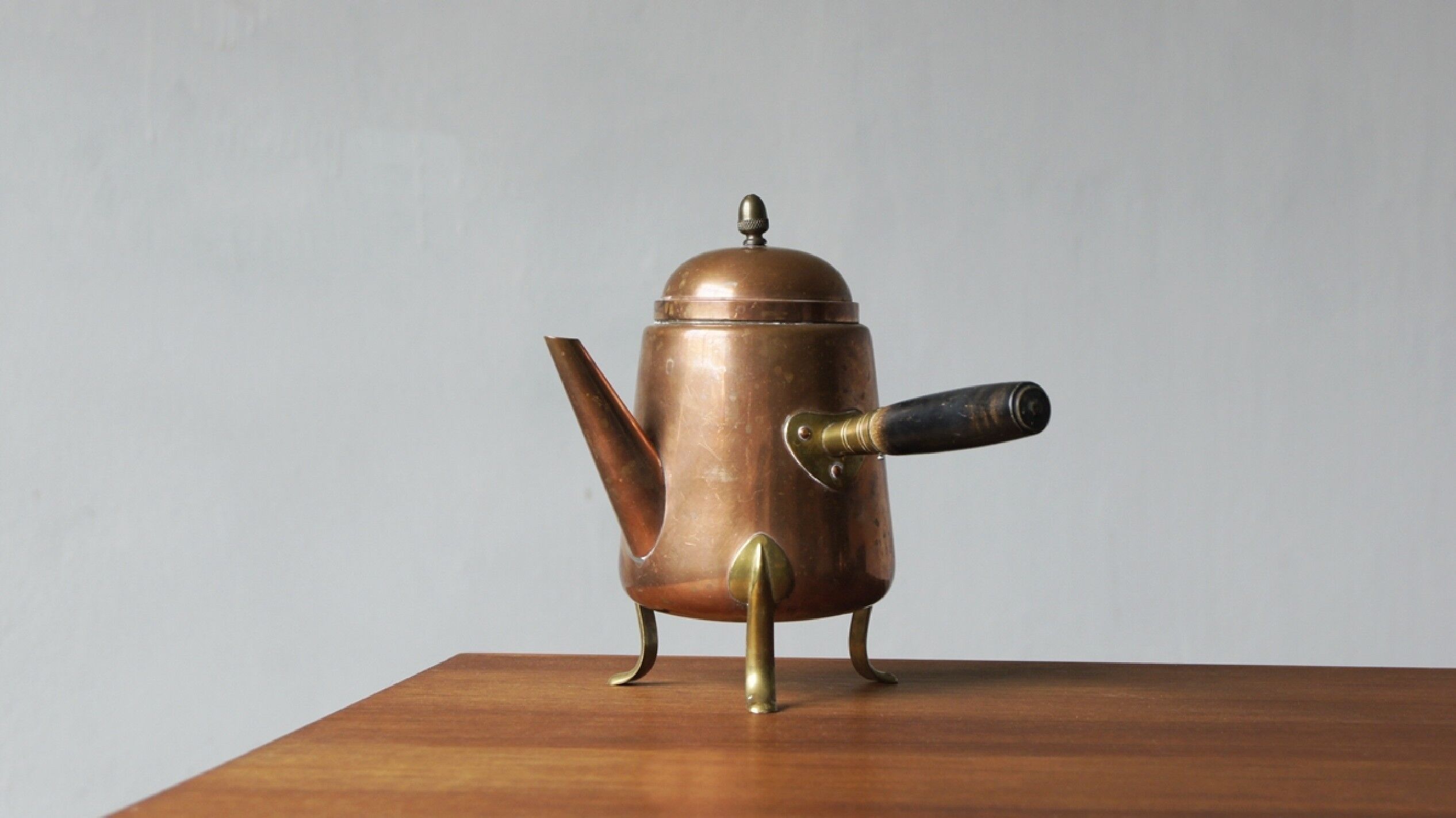 Copper Kettle Norway 1960s, Vintage