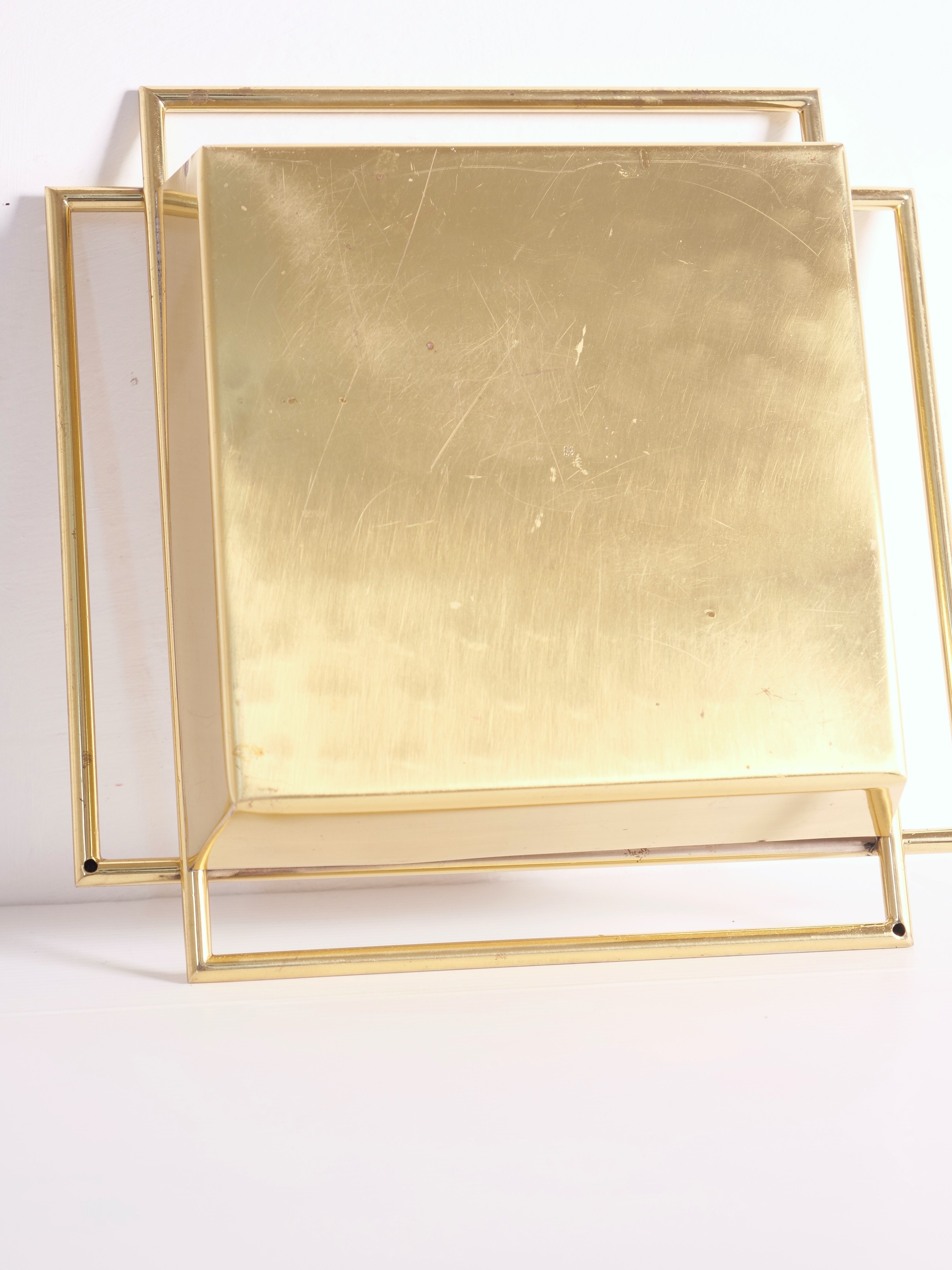 centerpiece, potpourri or golden brass planter