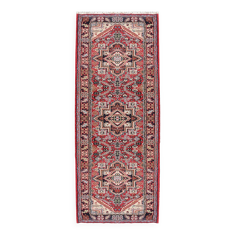 Tapis d'orient indo: persan - fait main - dimensions: 0.78 X 2.97mètres. Qualité: laine