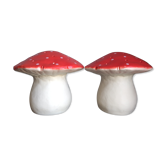 Paire de lampes champignon Heico vintage
