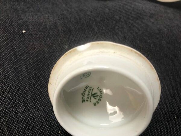 Art Deco Porcelain Tête-à-Tête Set: Boisbertrand Limoges, France