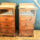 Paire de commodes vintage