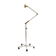 Vintage adjustable chrome medical precision light by Derungs Licht, Switzerland 1980s.