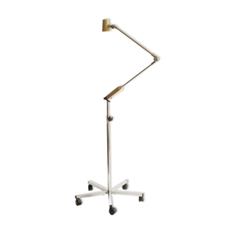 Lampe de précision médicale chromée réglable vintage par Derungs Licht, Suisse années 1980