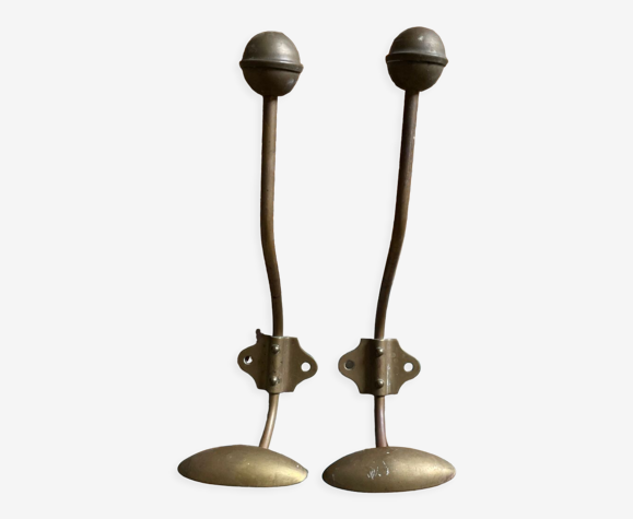 Duo patères laiton