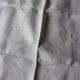 Pair Antique damask napkins white Monograms C C