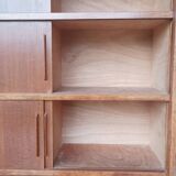 Large teak buffet bookcase 1950