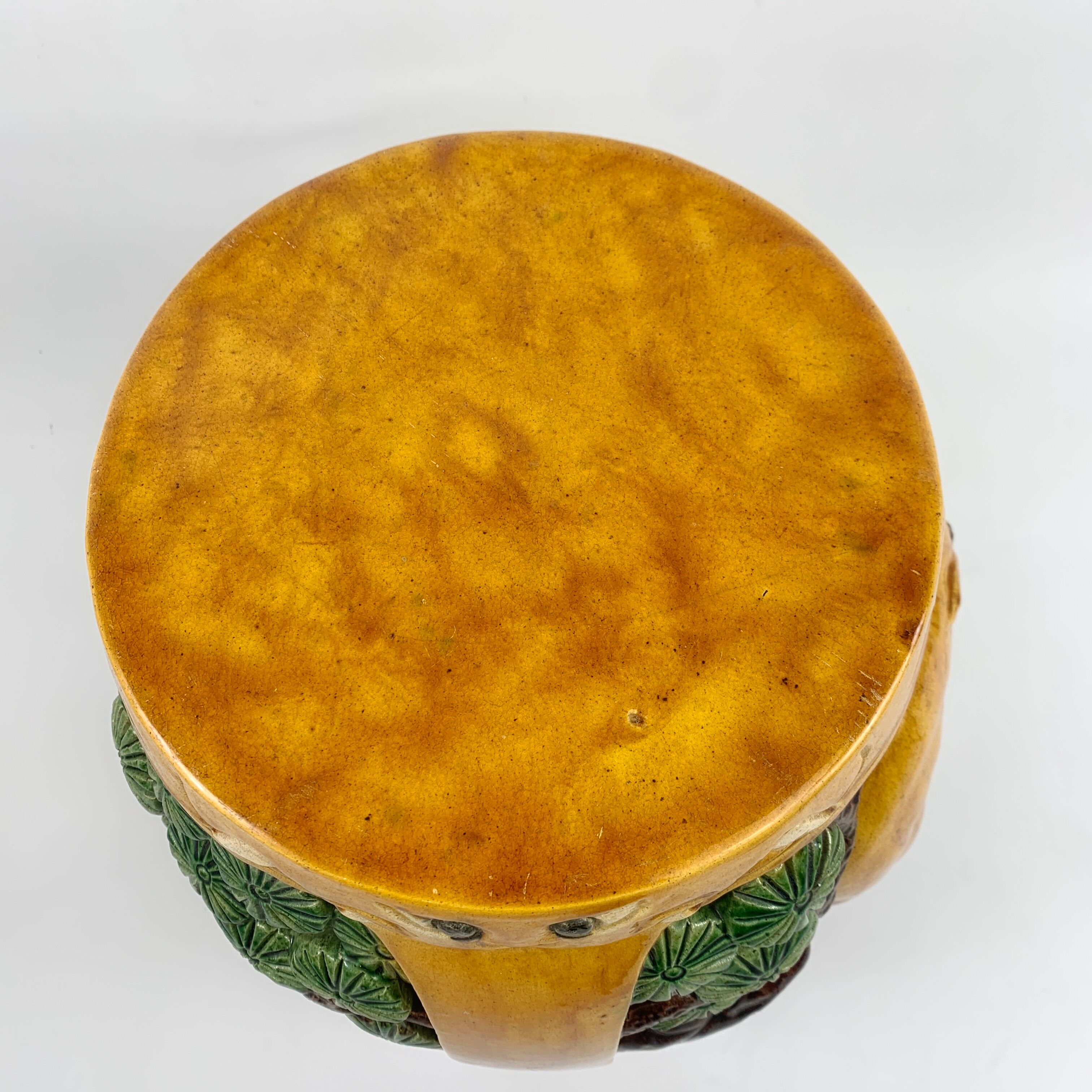 Ceramic garden stool Sancai china early twentieth century