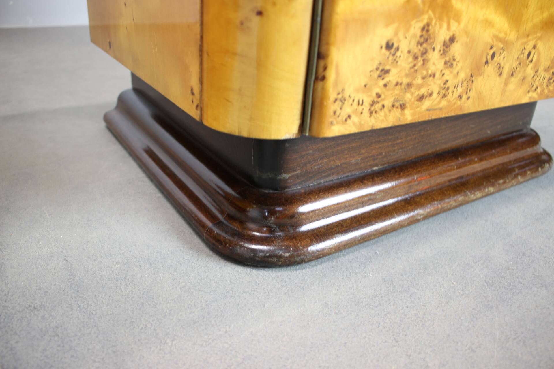 Pair of bedside tables mid-century by Jindřich Halabala, Czechoslovakia, 1950s