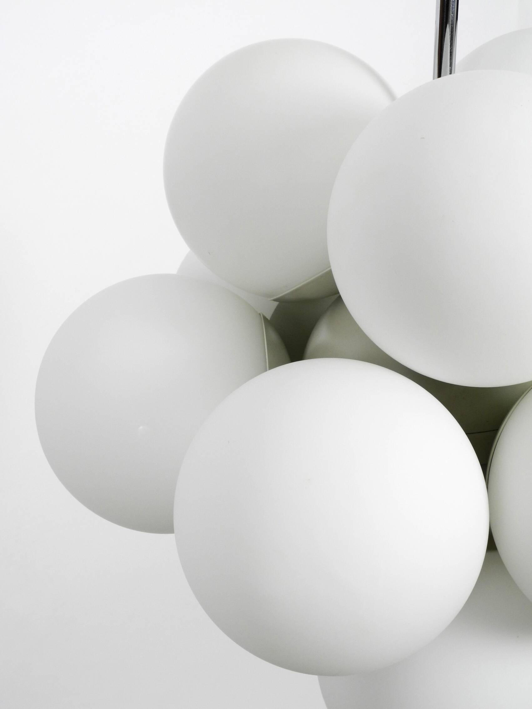 1960s Atomic Space Age Kaiser Leuchten metal ceiling lamp