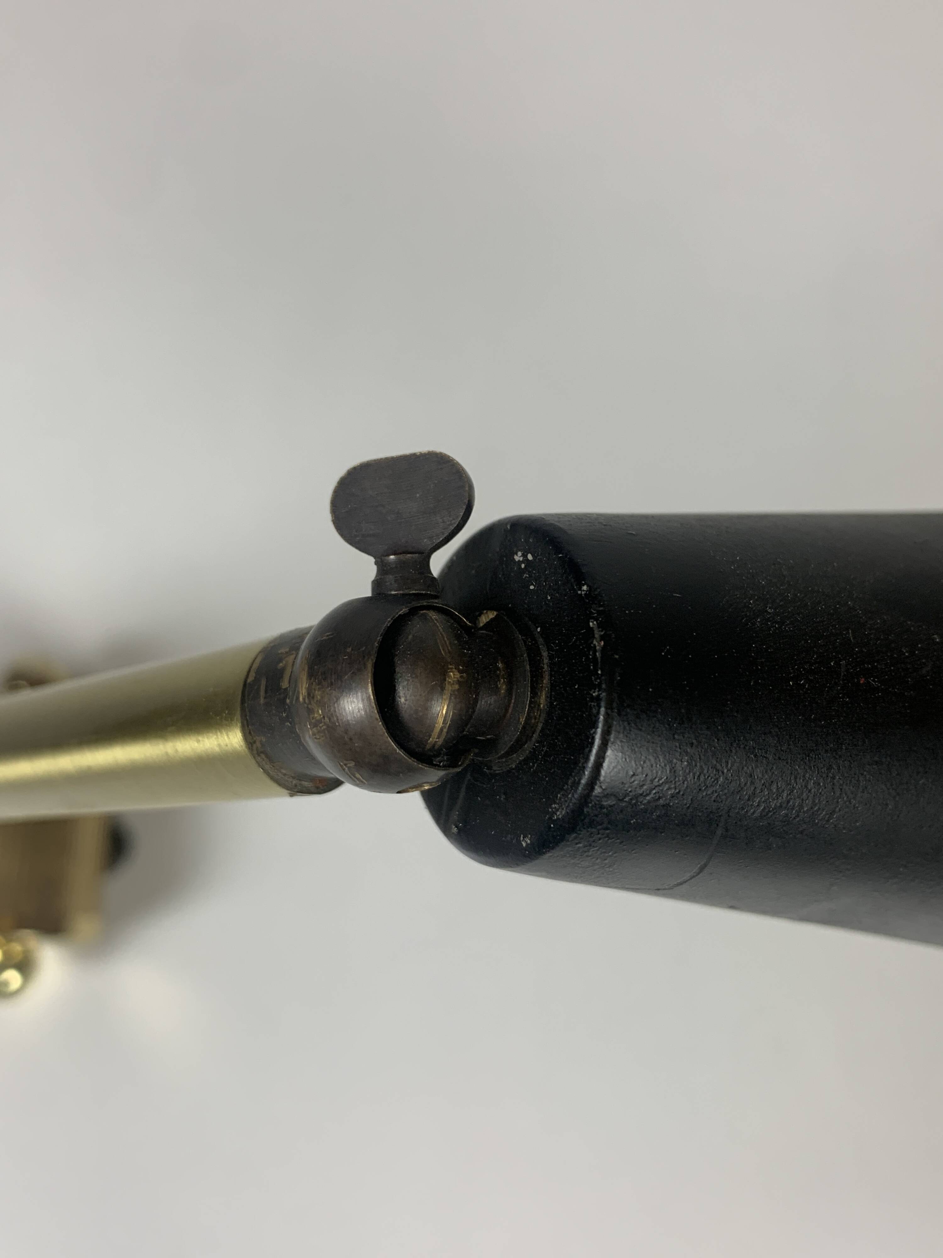 Small midcentury adjustable diabolo counter balance architectural desk lamp, 1960s