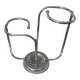 Art Deco Chrome Umbrella Stand in Tubular Steel and Chrome-Plated, Belgium, 1930
