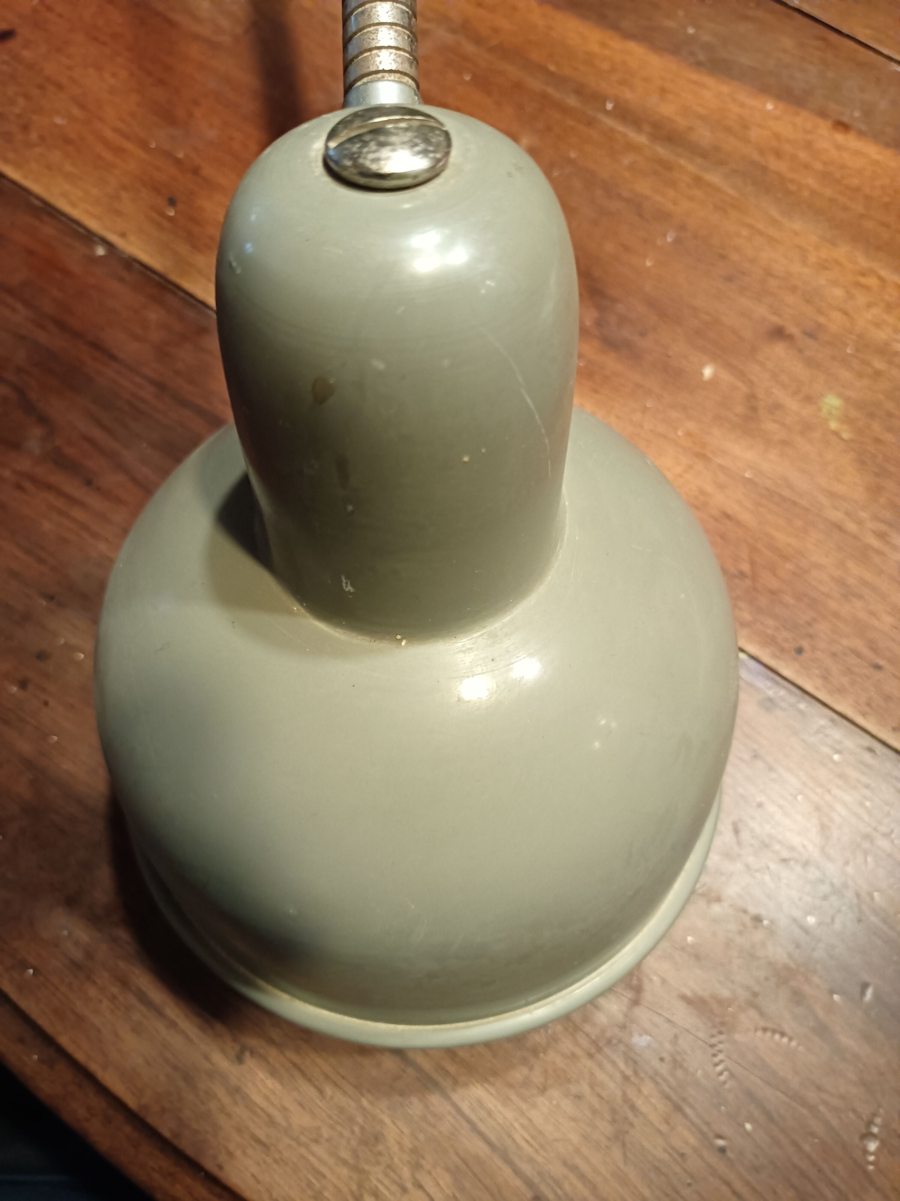 Old workshop lamp, articulated, very good condition, year 50