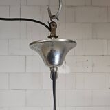 Vintage Space-Age Paul Secon nylon wire pendant lamp Sompex