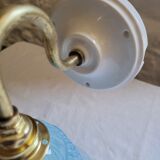 Blue Clichy glass wall lamp