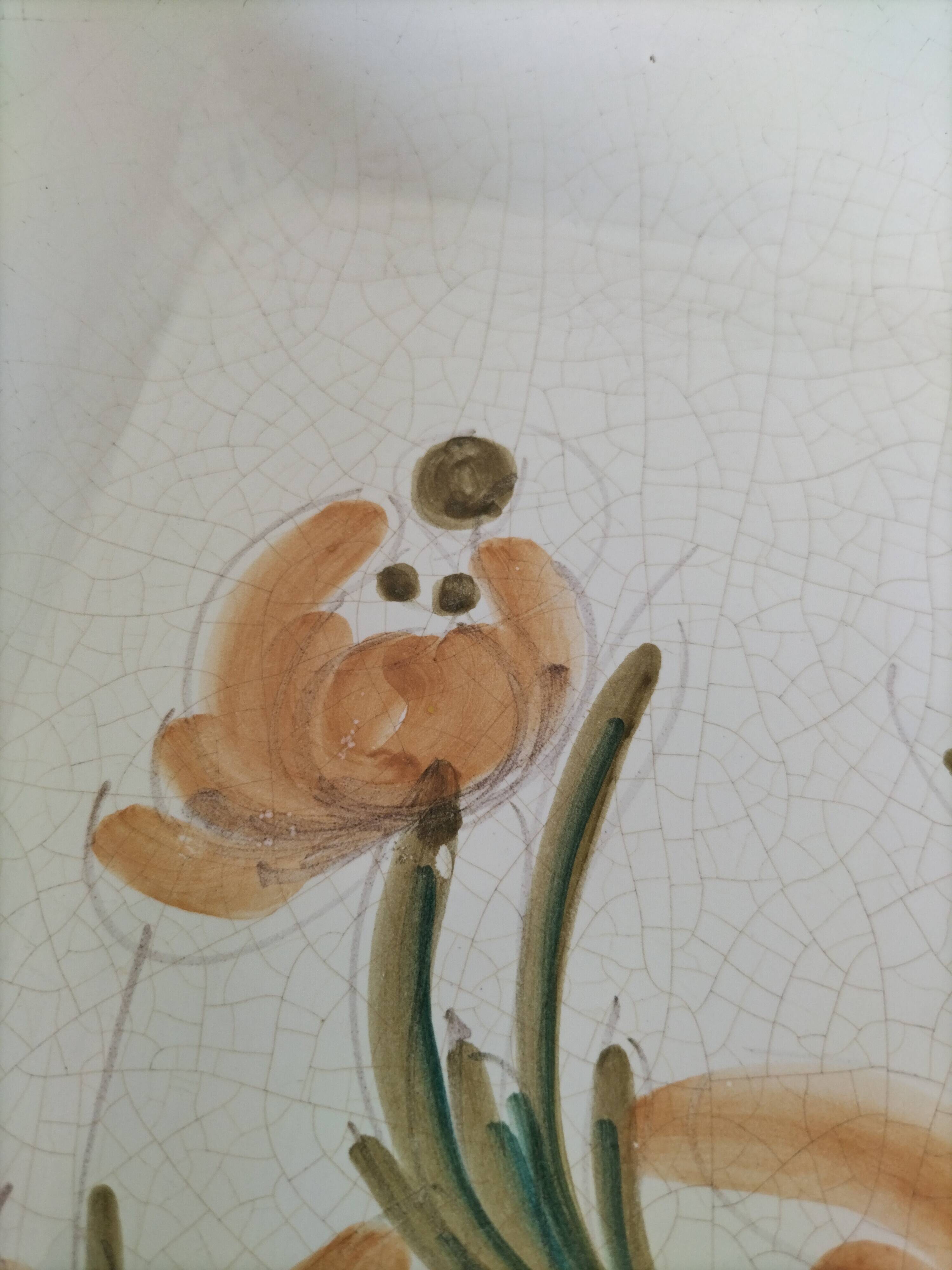 Ceramic dish from Maïthé pottery (Royan)