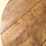 Former Round Table Louis Philippe Poirier solid wood and 2 extensions