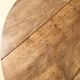 Former Round Table Louis Philippe Poirier solid wood and 2 extensions