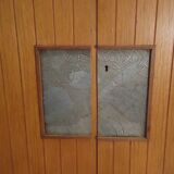 Meuble bar s'ouvrant à 2 portes années 50.