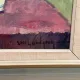 Original Swedish Oil on Canvas – “Asters in a Ceramic Vase” by Eric Lundgren – Signed – Vintage and Framed – 60 × 54 cm (23.6" × 21.3")