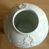 Handmade white lidded porcelain vase by Royal Bavaria KPM - Vintage
