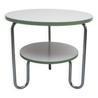 1930s loop table in chrome and formica