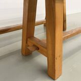 Pair of 2m elm benches